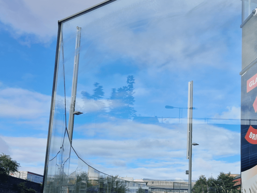 acid graffiti removal from glass