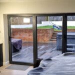 scratched bi fold doors