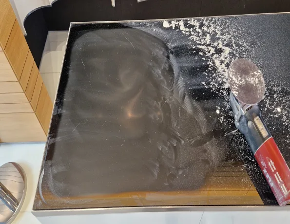 cut glass and polisher